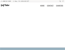 Tablet Screenshot of golftailor.com